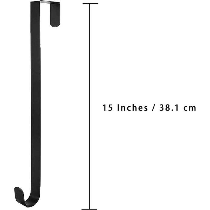 Joyfy 20" Artificial Christmas Wreath with 15" Hanger, Battery Operated