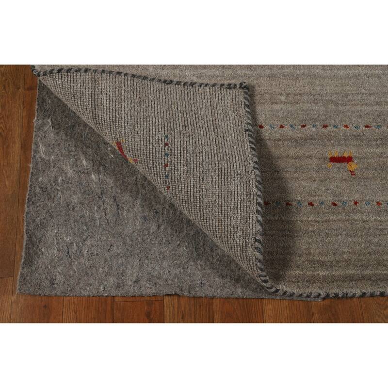 Tribal Gabbeh Indian Rug Handmade Contemporary Wool Carpet - 5'1" x 7'8"