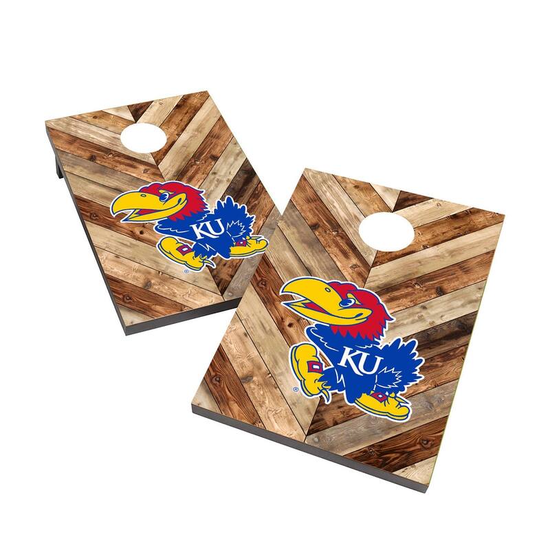 Kansas Jayhawks 2x4 Cornhole Bag Toss - NO Accessories