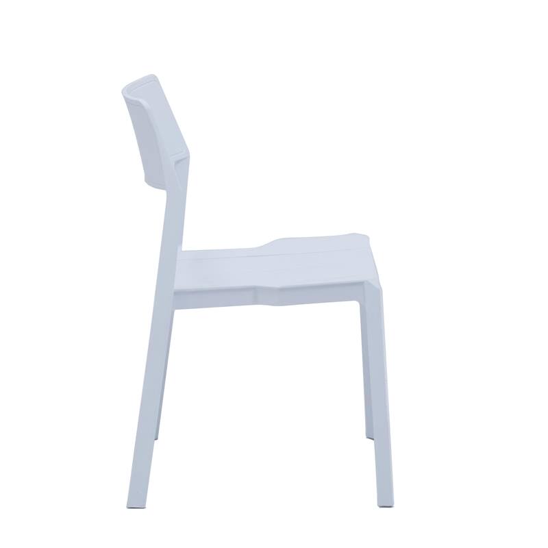 Porthos Home Brock Stackable Dining Chairs Set of 2, Overall Plastic
