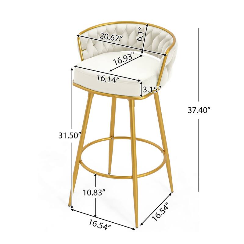 Swivel Counter Height Bar Stools Set Of 2