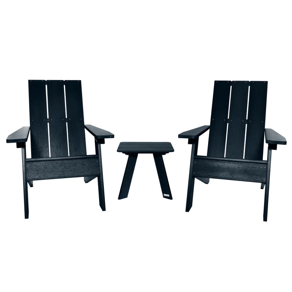HIGHWOOD 3-piece Adirondack Chairs and Side Table Set