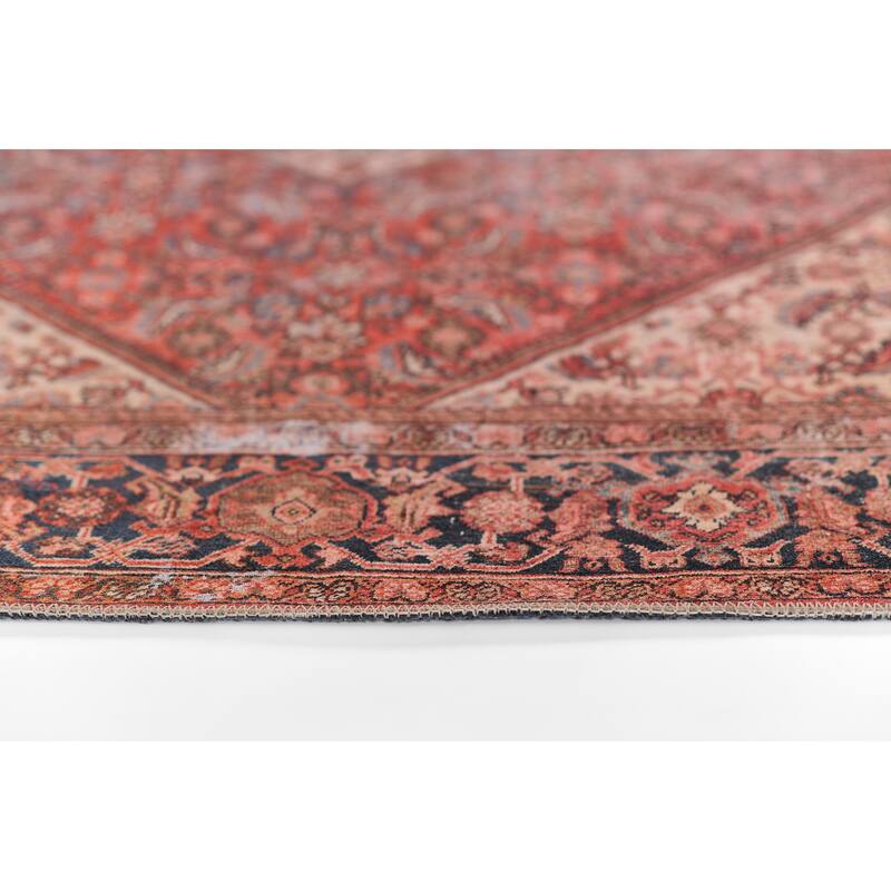 Momeni Afshar Traditional Medallion Polyester Area Rug