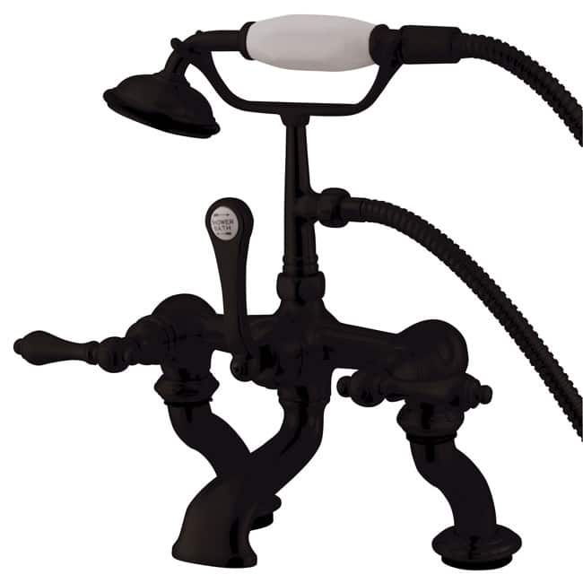 Kingston Brass Vintage Deck Mounted Clawfoot Tub Filler with Personal