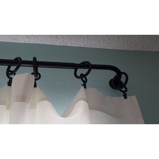 Shop Aurora Home Wraparound Blackout Curtain Rod On Sale