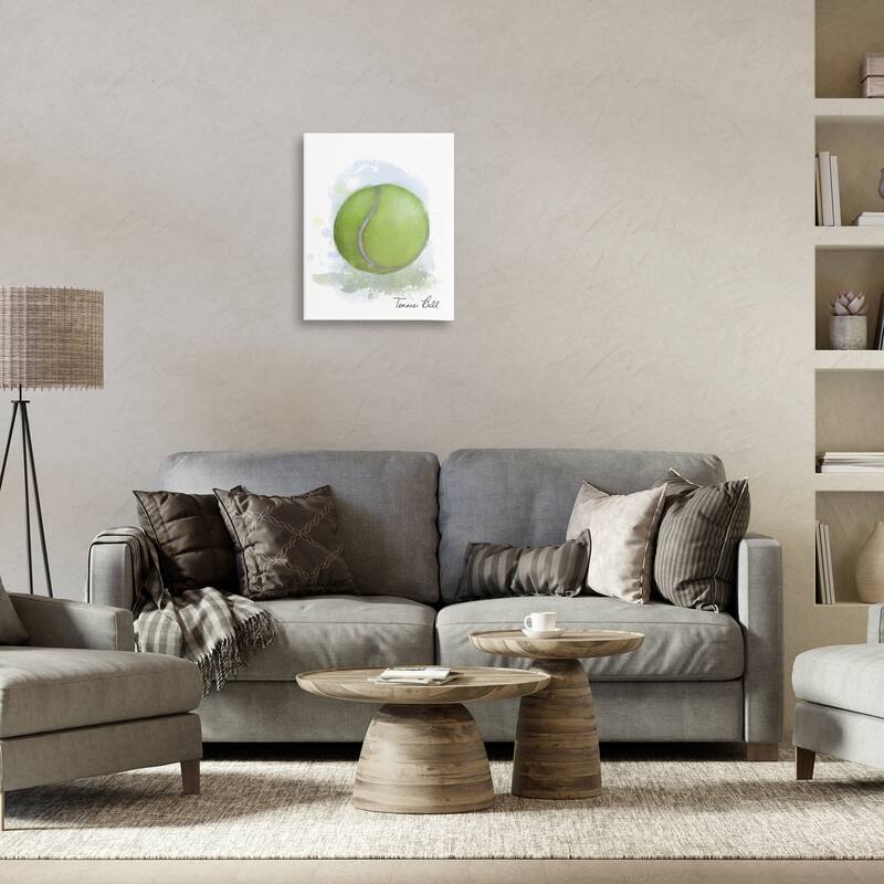 Stupell Soft Pastel Tennis Ball Canvas Wall Art Design By Matthew Piotrowicz