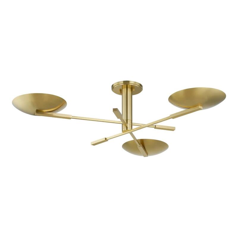 Hudson Valley Lighting 1503 Johnson 43" Wide LED Semi-Flush Ceiling