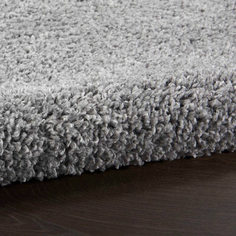 Nourison Shangri-La Solid Modern Plush Shag Area Rug