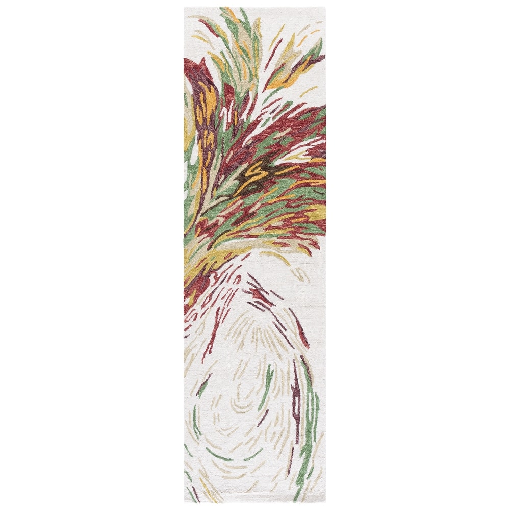 SAFAVIEH Handmade Ebony Gunnhildur Wool Rug