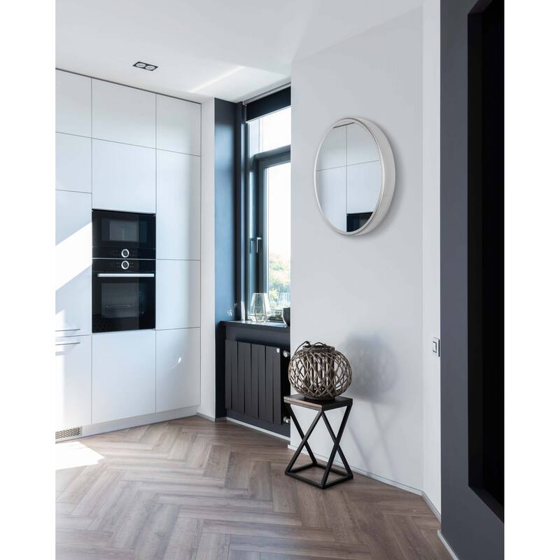 Deep Metal Wall Mirror - 24 x 2.5 x 24