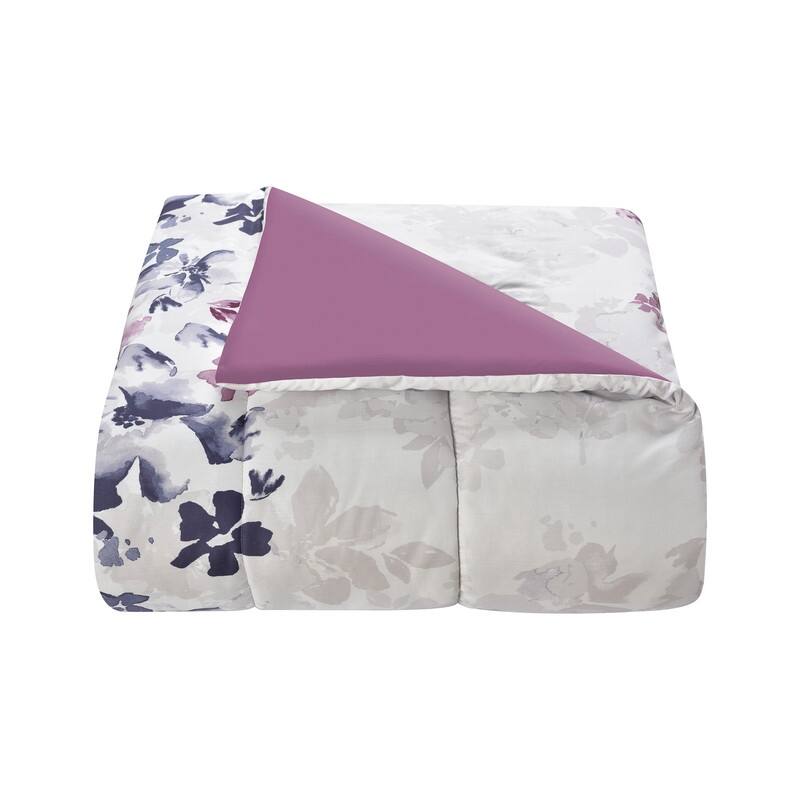 Lanwood Home Monica Reversible 8-Piece Bed-In-A-Bag Comforter Set