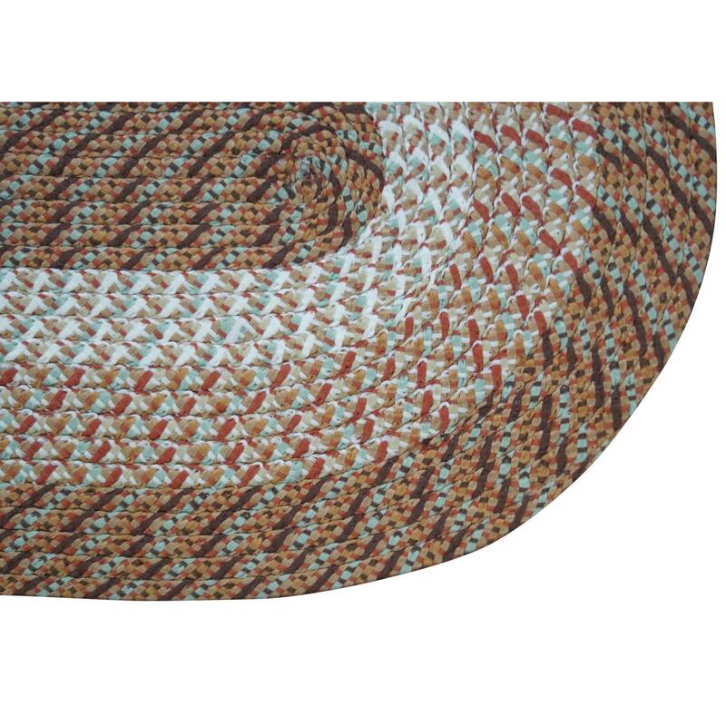 Better Trends Country Braid Reversible Area Rug