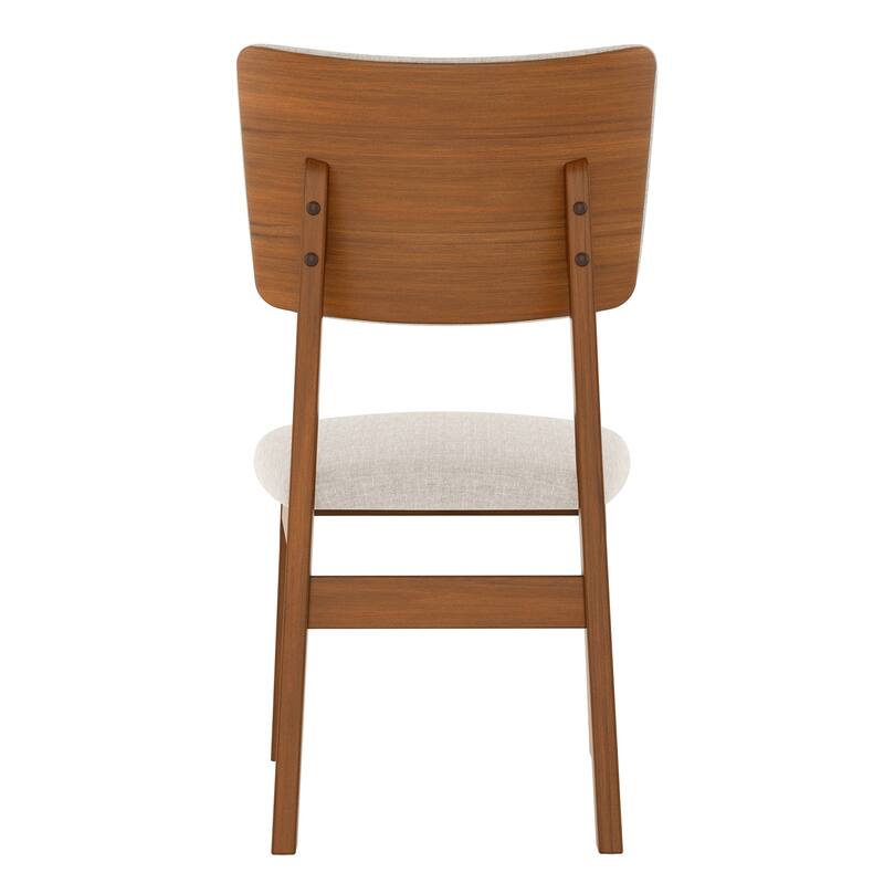 Set of 4 Ergonomic Mid-Century Dining Chairs