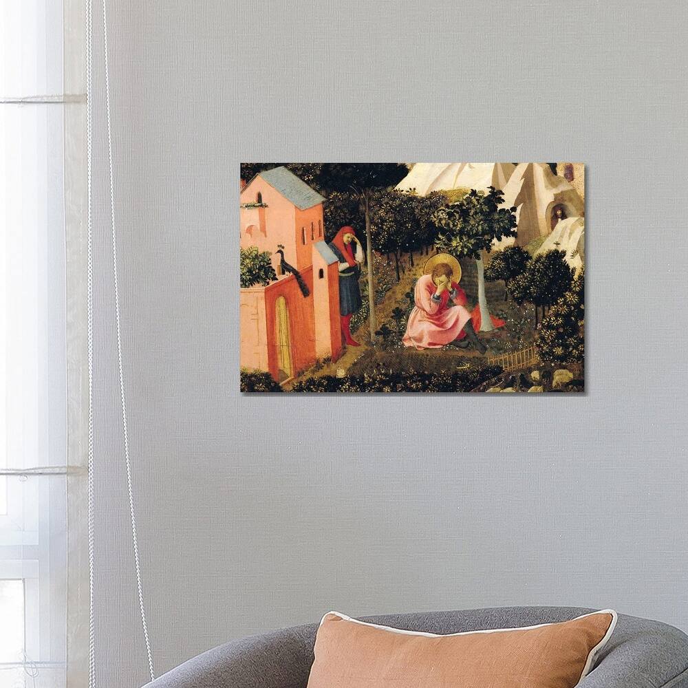 iCanvas "The Conversion Of St. Augustine (Musee Thomas-Henry)" by Fra Angelico Canvas Print