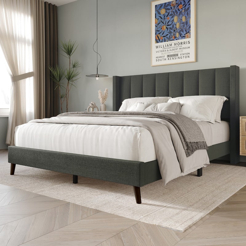 Clayfell Cranston Upholstered Panel Bed