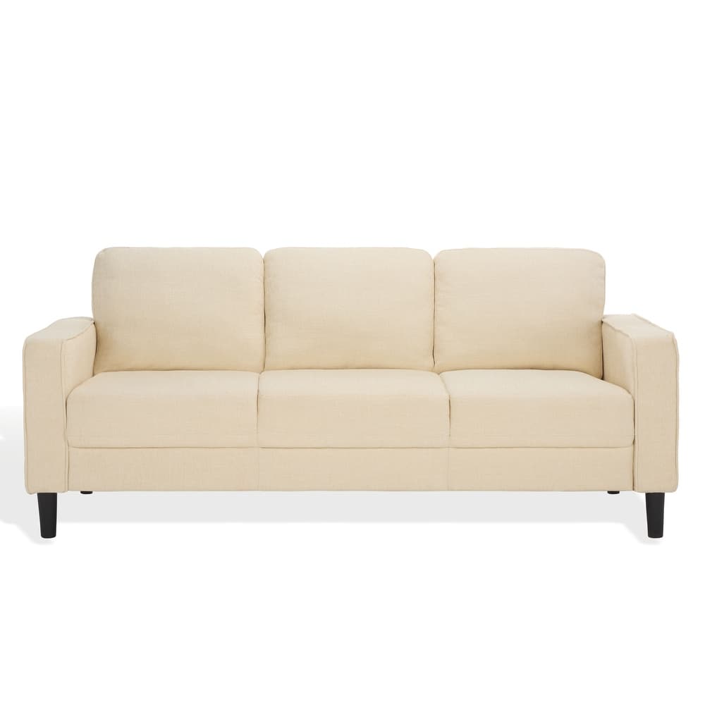 SAFAVIEH Couture Felicianya Modern 3 Seater Sofa - 77"W x 31"D x 34"H