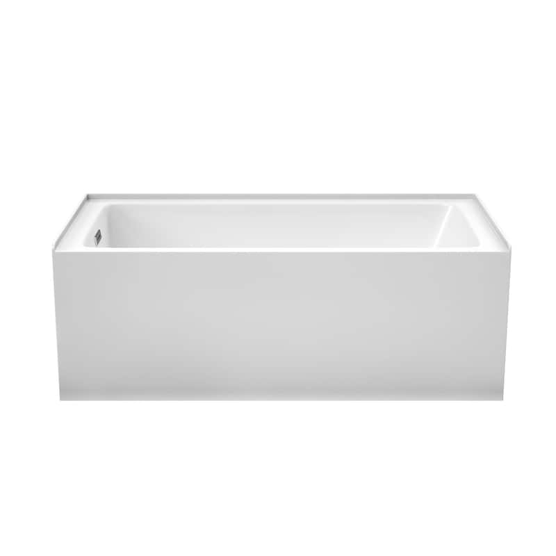 Grayley 60-Inch x 30-Inch Alcove Bathtub in White with Options