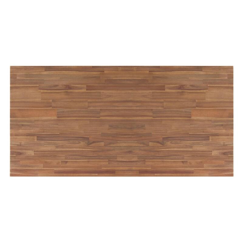 NPD Furniture Bedford 75 Inch Rectangular Dining Table Square Legs