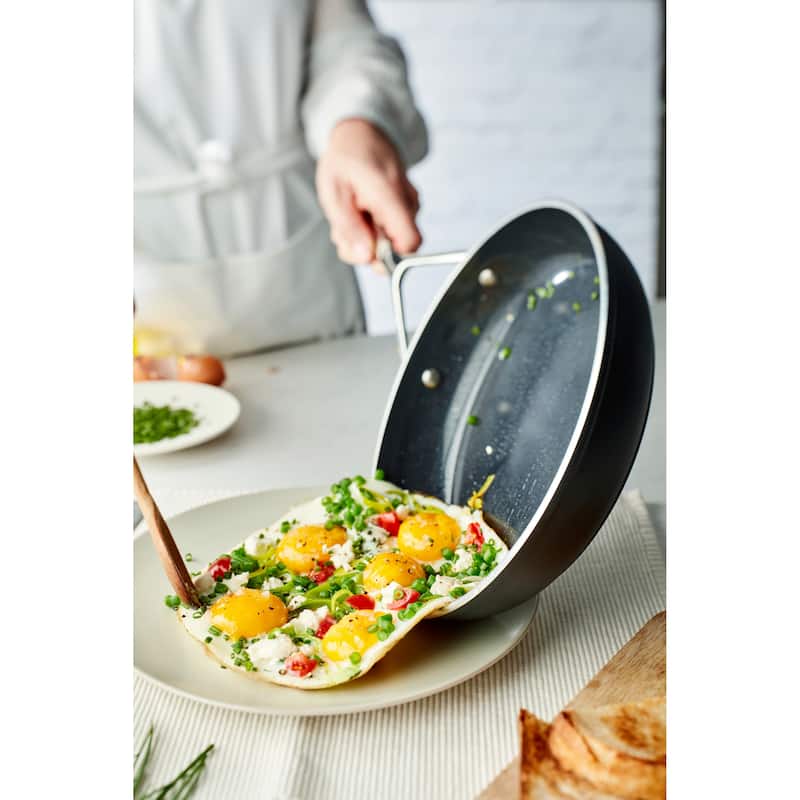 Demeyere AluPro Ceramic Aluminum Nonstick Fry Pan - Black