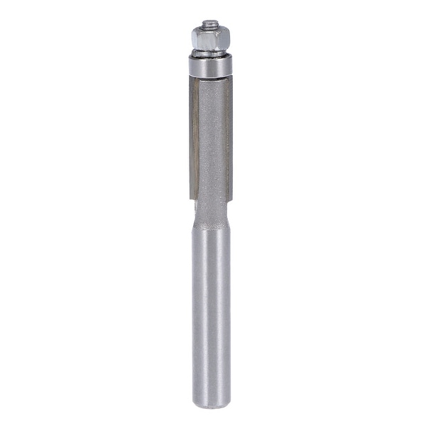 Router Bit 1/4" Shank 1/4" Dia Flush Trim Bit with Bearing 2 Flute Carbide Tool - 1/4x1/4"