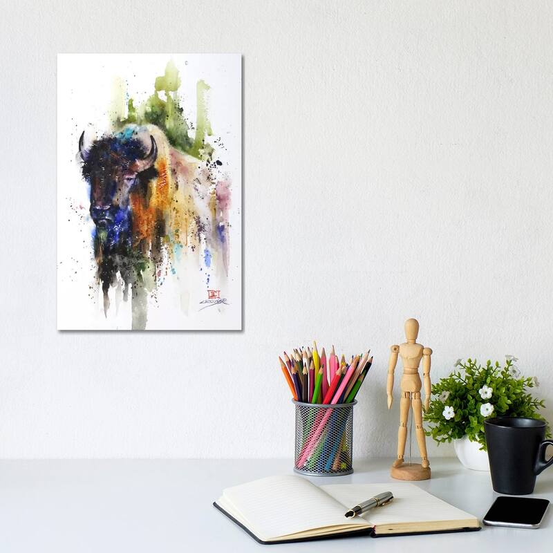 iCanvas "Yak" by Dean Crouser Canvas Print - 12x8x0.75