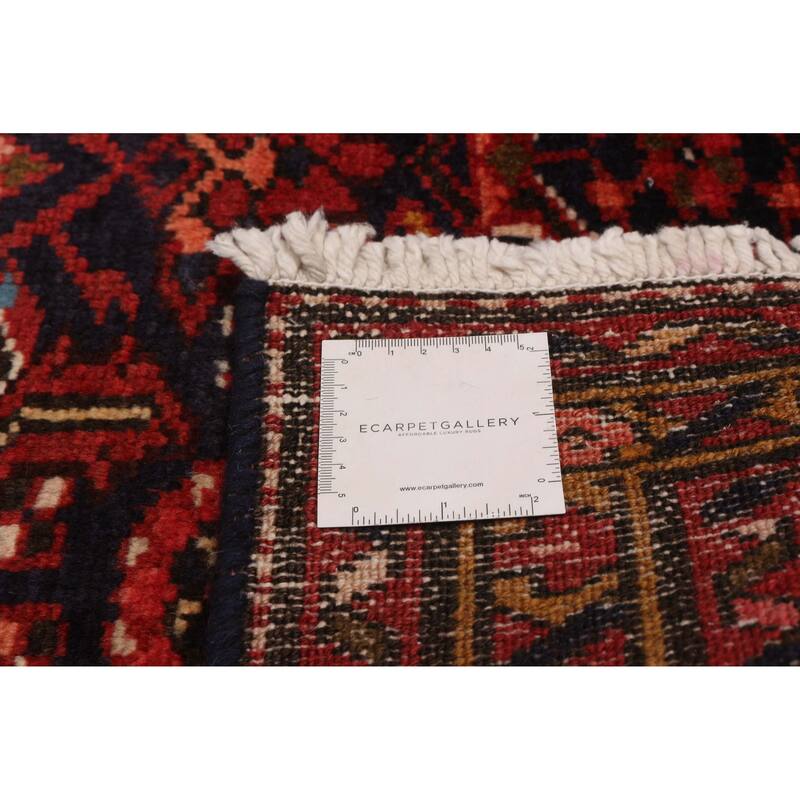 ECARPETGALLERY Hand-knotted Andelz Navy Wool Rug - 3'3 x 9'8