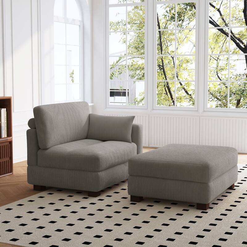Modern Chaise Lounge Modular Sectional Sofa