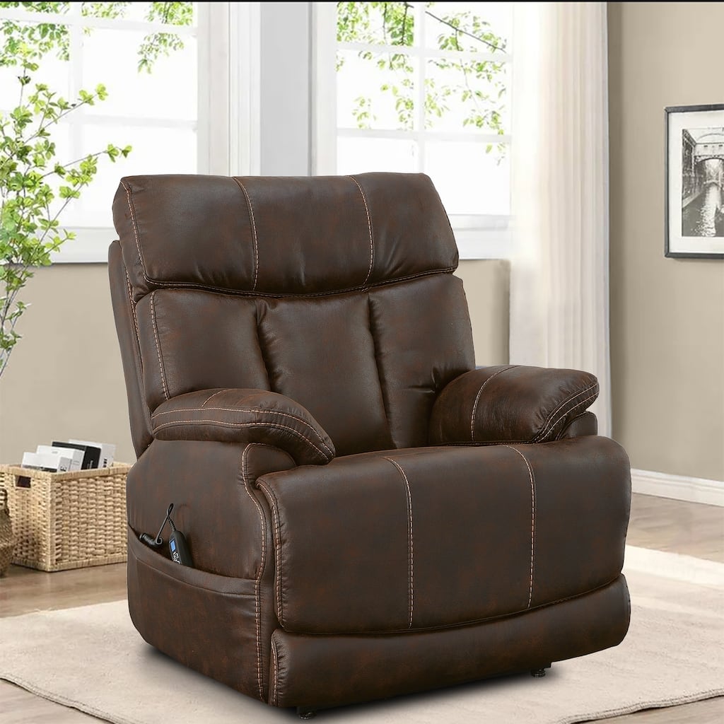 Clive Power Lift Recliner with Power Headrest & Lumbar by Flexsteel