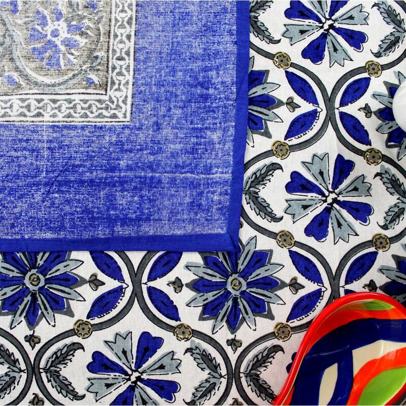 Cotton Angelic Sunflower Print Floral Tablecloth Rectangle Collection