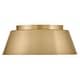 preview thumbnail 3 of 4, Lark 83513 Tess 2 Light 14" Wide Flush Mount Ceiling Fixture