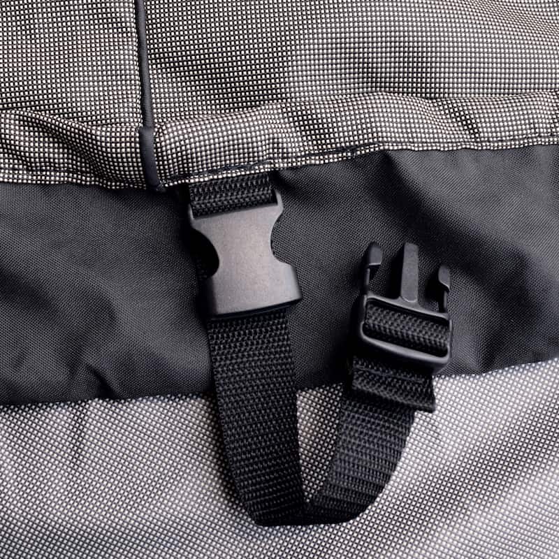 Budge StormBlock™ Mojave Black Ivory Patio Bar Table and Chairs Cover Multiple Sizes