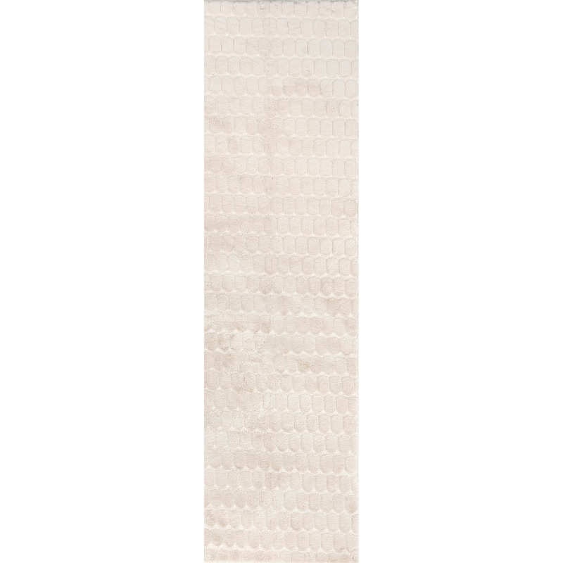 Nuloom Nia SuperiorWash Tile Faux Rabbit Machine Washable Area Rug