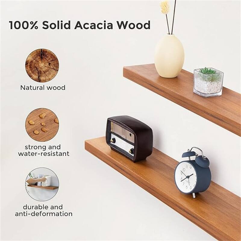 Floating Shelves for Wall - 6"D x 36"W x 1.2"H