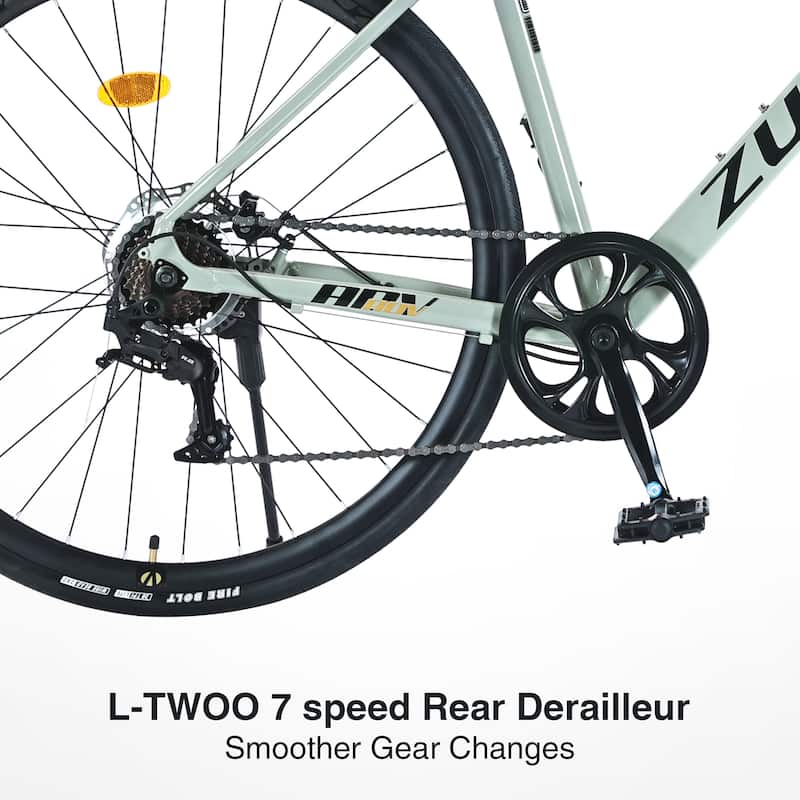 700c Road Bike,7 Speed Road Bike,For Men Women,Aluminum Alloy Frame