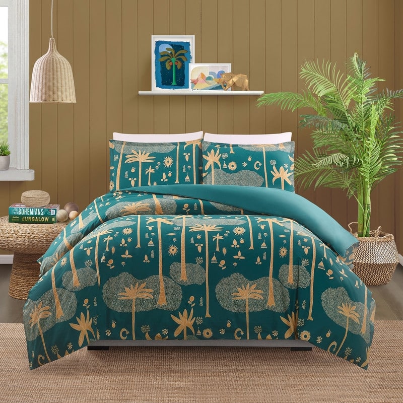 Cosmic Desert 3-Piece Cotton Duvet Cover Set by Jungalow - King