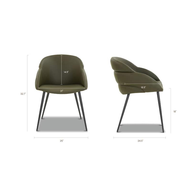 Poly & Bark Como Dining Chair (Set of 2)