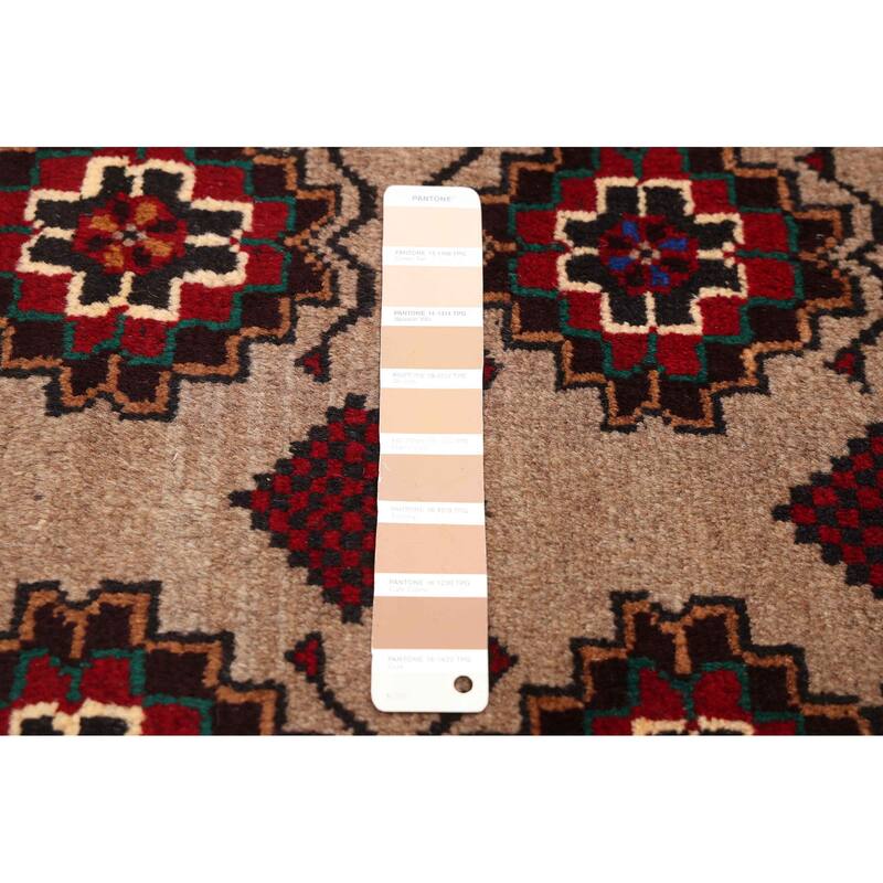 ECARPETGALLERY Hand-knotted Teimani Tan Wool Rug - 3'3 x 5'1