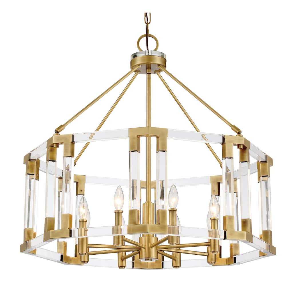 Metropolitan N7358 Prima Vista 8 Light 31" Wide Taper Candle