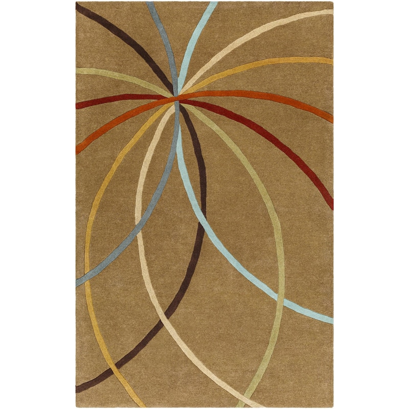 Livabliss Forum Handmade Transitional Wool Area Rug - Multi - 4' x 6'