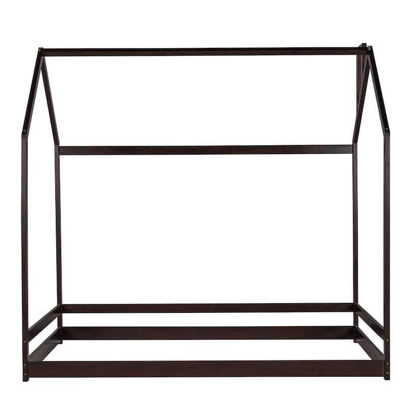 Twin Size House Bed Wood Bed