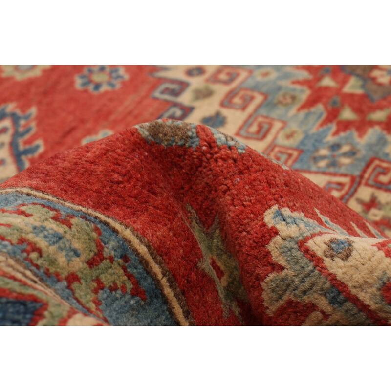 ECARPETGALLERY Hand-knotted Finest Ghazni Red Wool Rug - 6'6 x 9'8