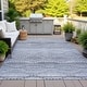 preview thumbnail 43 of 118, Machine Washable Indoor/Outdoor Modern Dotty Links Chantille Rug