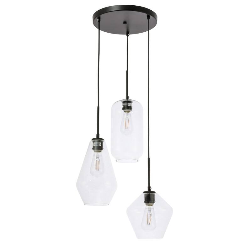 Gerald Glass 3-light Pendant
