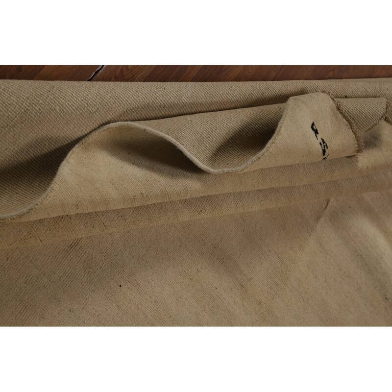 Modern Gabbeh Oriental Area Rug Handmade Wool Carpet - 6'5" x 9'7"