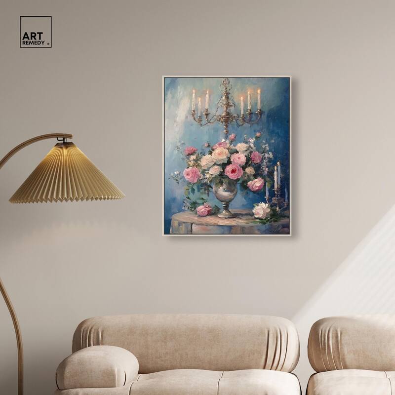 Romantic Roses Canvas by Art Remedy