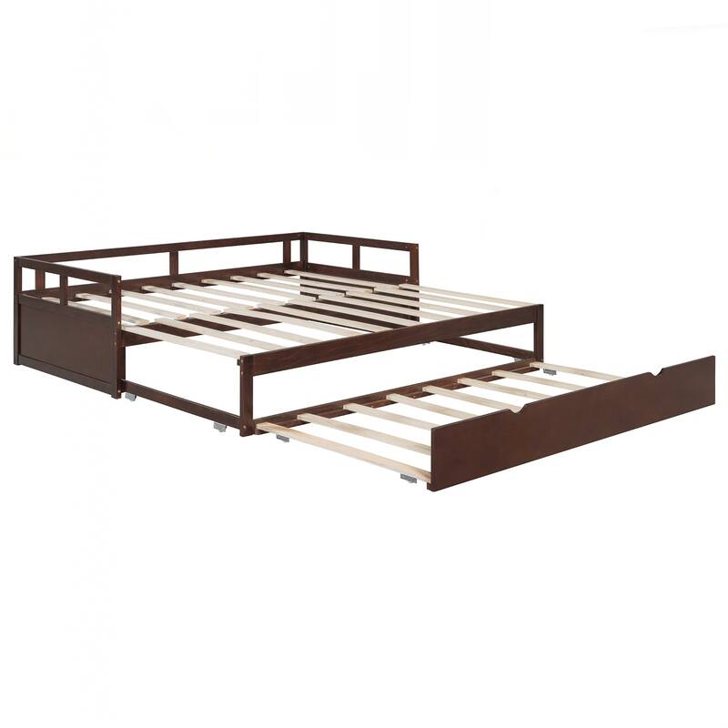 Wooden Daybed with Trundle