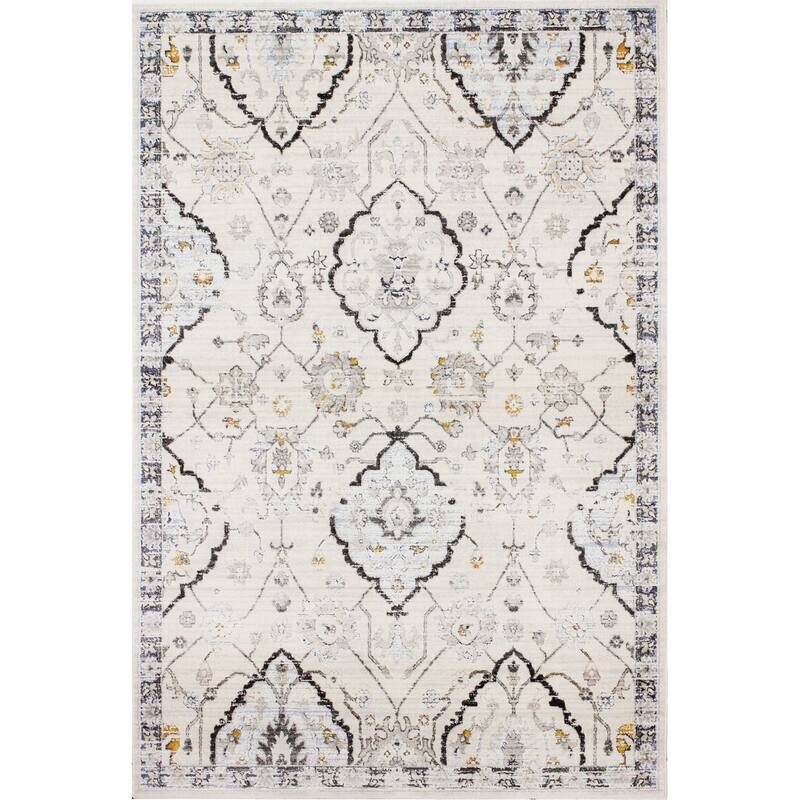 Bashian Soren Ivory Transitional Area Rug