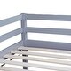 preview thumbnail 15 of 54, Wood Twin Loft Bed Kids Bed with Slide and Underbed Space