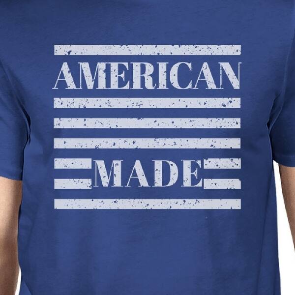 Shop American Made Mens Unique Independence Day Design T Shirt For