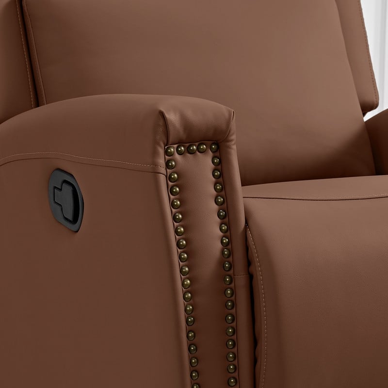 Jerome Swivel Glider Recliner Nursery Chair Manual Push Back Recliner